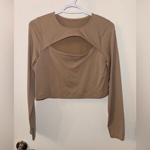 Chic Tan Crop Top for Women